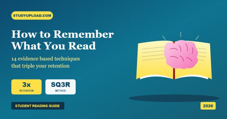 How to Remember What You Read: 14 Evidence Based Techniques for Students (2026)