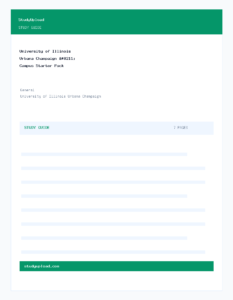 University of Illinois Urbana Champaign – Campus Starter Pack