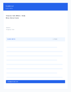 Virginia Tech – Study Notes Upload Guide